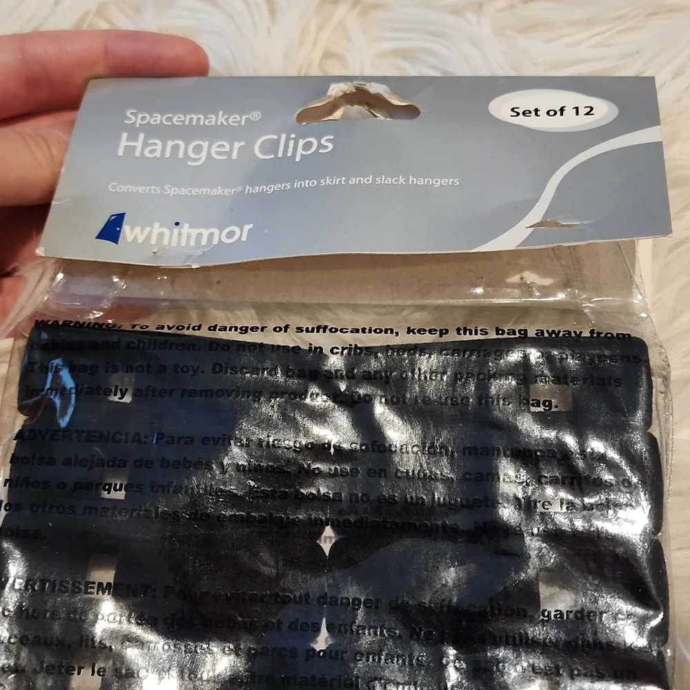 Whitmor Spacemaker Hanger Clips - Picture 3 of 3